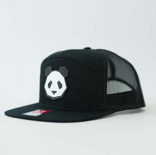 Panda Supps Premium Leather Color Patch Snap Back Hat Accessory 1 Count - Premium snapback with leather patch | Svpplements