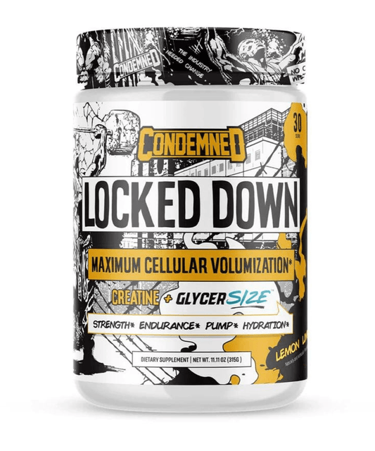 Condemned Labz Locked Down Creatine Pump Powder 30 Servings - Creatine Monohydrate 5000mg | Svpplements