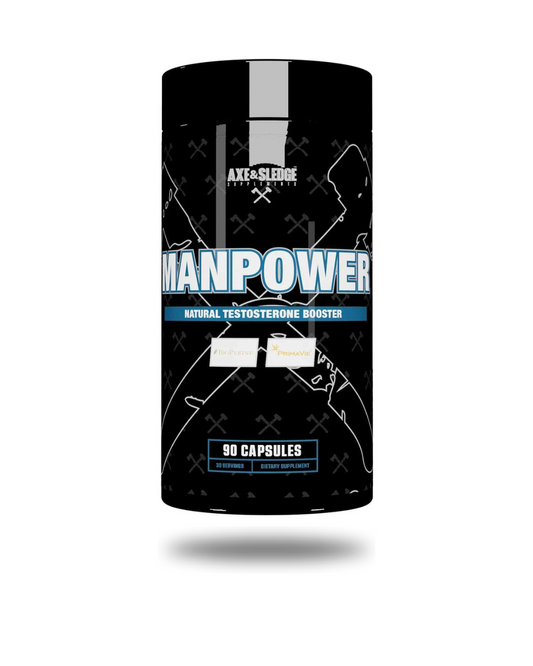 Axe & Sledge Man Power Hormone Support Capsules 30 Servings - Tribulus Terrestris Extract 500mg | Svpplements