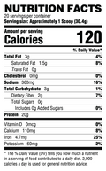RYSE Loaded Plant Protein Natural Series Protein Powder 20 Servings Supplement Facts - Plant Protein Blend | Svpplements