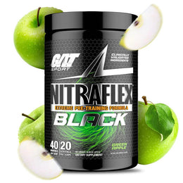 GAT Sport NITRAFLEX Black Extreme Pre-Workout Powder 30 Servings - Training Lifestyle Shot | Svpplements