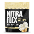 GAT Sport Nitra Flex 100% Whey Protein Powder 28 Servings Supplement Facts - Leucine 2670mg | Svpplements