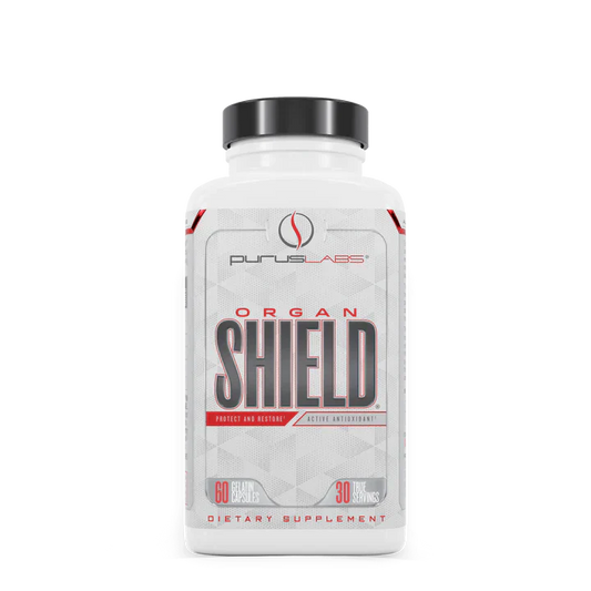 Purus Labs Organ Shield Wellness Support Capsules 30 Servings - Milk Thistle 300mg | Svpplements
