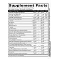 Black Magic x Panda Pre-Workout Powder 40 Servings Supplement Facts - L-Citrulline 10,000mg | Svpplements