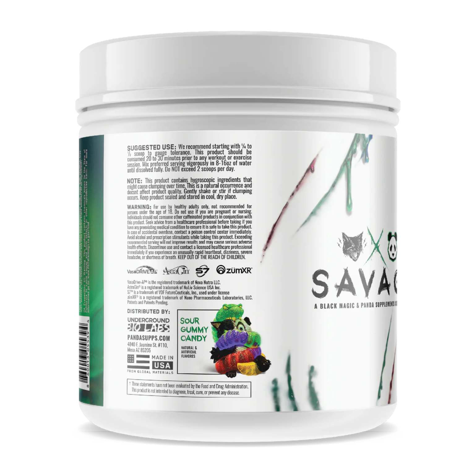 Black Magic X Panda | Sinister (Savage) Pre-Workout
