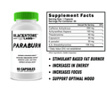 Blackstone Labs Fat Burner Capsules 60 Servings Supplement Facts - Caffeine Anhydrous 250mg | Svpplements