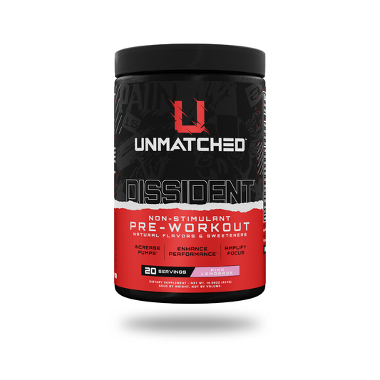 Dissident Stim-Free Pre-Workout Powder 20 Servings Supplement Facts - L-Citrulline (Fermented) 8000mg | Svpplements