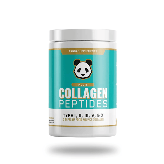 Panda Supps Multi Collagen Peptides Joint Support Powder 30 Servings - Multi Collagen Peptides 9g | Svpplements