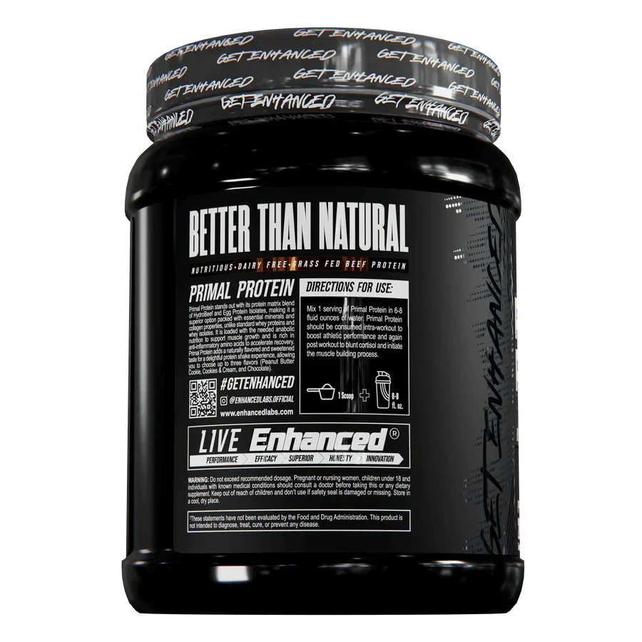 Enhanced | Primal Protein | Beef + Egg Protein