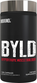 Unbound BYLD Muscle Building Support Capsules 30 Servings - Mediator® 50P 1500mg | Svpplements