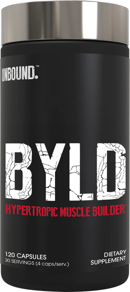 Unbound BYLD Muscle Building Support Capsules 30 Servings - Mediator® 50P 1500mg | Svpplements