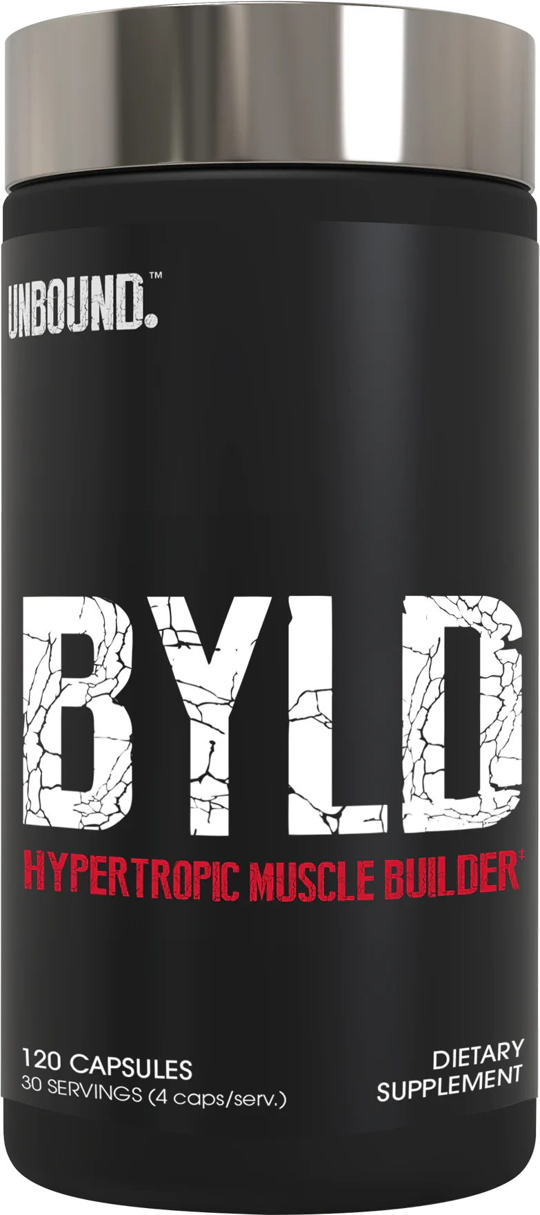 Unbound BYLD Muscle Building Support Capsules 30 Servings - Mediator® 50P 1500mg | Svpplements