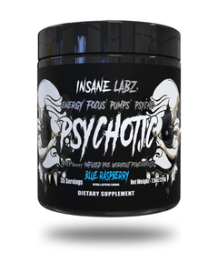 Insane Labz Psychotic Black Pre-Workout Powder - Creatine Monohydrate Undisclosed | Svpplements