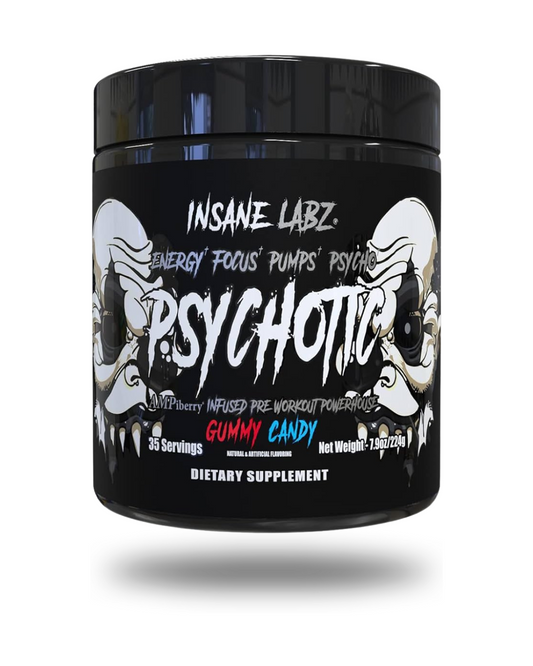Insane Labz Psychotic Black Pre-Workout Powder Supplement Facts - Creatine Monohydrate Undisclosed | Svpplements