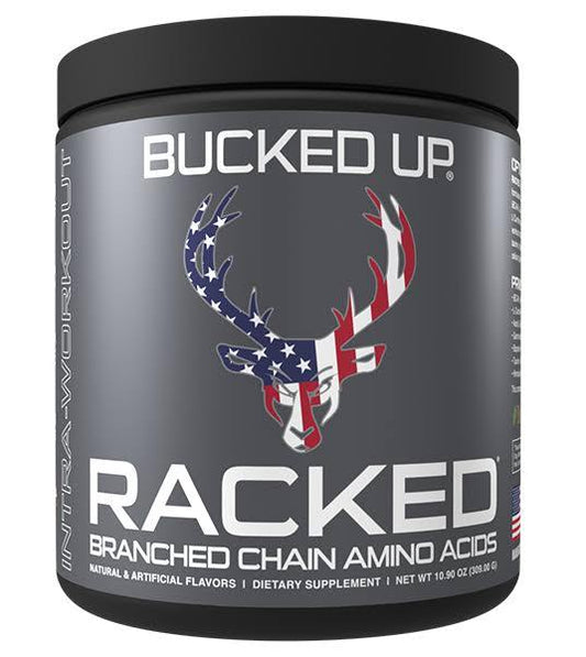Bucked Up Racked Amino Performance Powder 30 Servings Supplement Facts - Leucine 2000mg | Svpplements