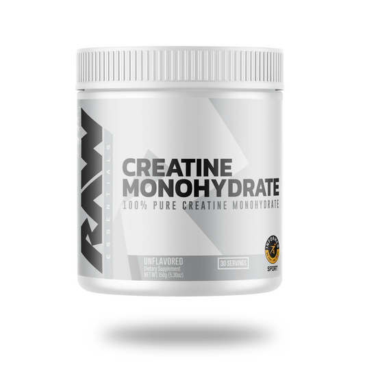 RAW Nutrition Creatine Monohydrate Powder 30 Servings - Creatine Monohydrate 5g | Svpplements