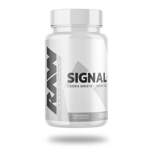 RAW X CBUM Signal Hormone Support Capsules 30 Servings - Fadogia Agrestis Whole Herb Extract 10:1 1,200 mg | Svpplements
