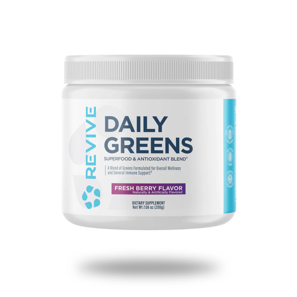 Revive Daily Greens Powder 20 Servings - Inulin 3g | Svpplements