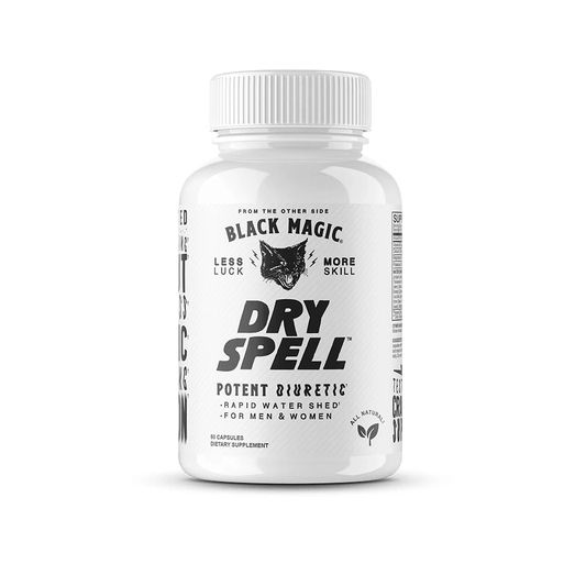 Dry Spell Water Shed Supplement Capsules 20 Servings - Natural Caffeine 75mg | Svpplements
