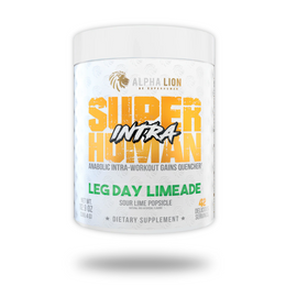 Alpha Lion SuperHuman Intra Amino Powder 42 Servings - L-Leucine 1500mg per scoop / 3000mg per 2 scoops | Svpplements