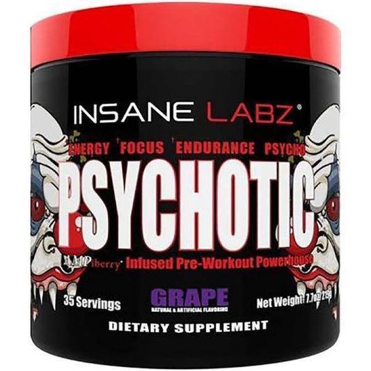 Insane Labz Pre-Workout Powder 35 Servings - Beta Alanine Undisclosed | Svpplements