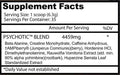 Insane Labz Pre-Workout Gummy Candy 35 Servings Supplement Facts - Beta-Alanine Undisclosed | Svpplements