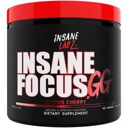 Insane Labz Insane Focus.GG Sub Zero Nootropic 30 Servings - Caffeine (reported total) 150mg | Svpplements