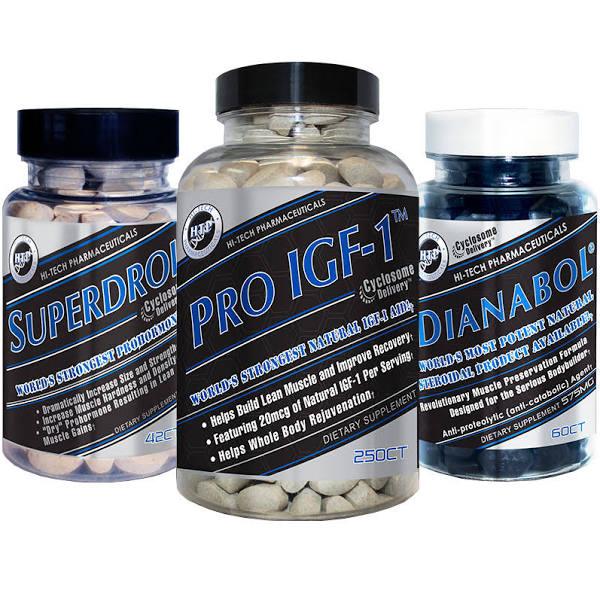 Hi-Tech Pharmaceuticals Mass Stack Supplement Stack N/A Servings - Mass-focused bundle for easier planning | Svpplements