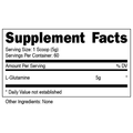 Bucked Up Bucked Up Glutamine - Side View | Svpplements