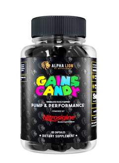 Alpha Lion | Gains Candy | Nitrosigine | 63 Capsules