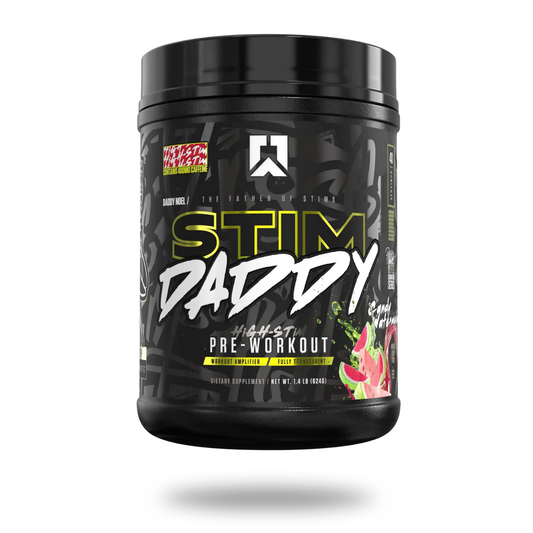 RYSE Stim Daddy Pre-Workout Powder 40/20 Servings Supplement Facts - L-Citrulline Malate 6g | Svpplements