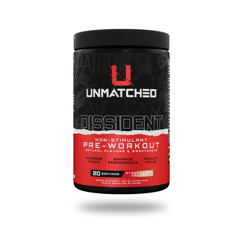 Dissident Stim-Free Pre-Workout Powder 20 Servings - L-Citrulline (Fermented) 8000mg | Svpplements