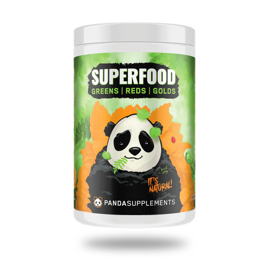 Panda Supps Superfood Greens Powder 30 Servings - Organic Agave Inulin Powder 2000mg | Svpplements