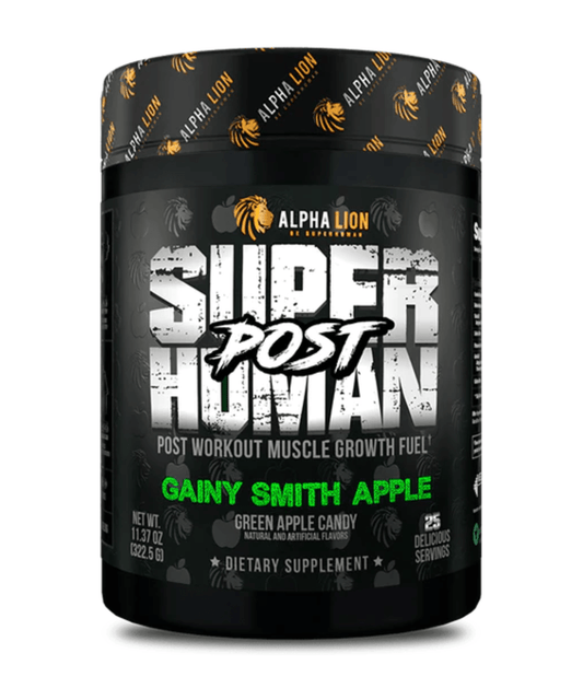 Alpha Lion SuperHuman Post Recovery Powder 25 Servings Supplement Facts - L-Leucine 5000mg | Svpplements
