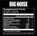 REDCON1 Big Noise Pump Formula Powder 30 Servings Supplement Facts - Glycerol Monostearate 3g | Svpplements