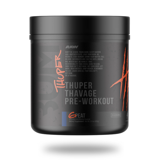 CBUM RAW Pre-Workout Powder 20 Servings - L-Citrulline 6000mg | Svpplements