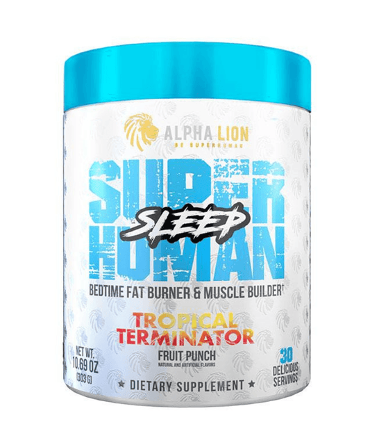 Alpha Lion Superhuman Sleep Sleep Supplement Powder 30 Servings - L-Glycine 3000mg | Svpplements