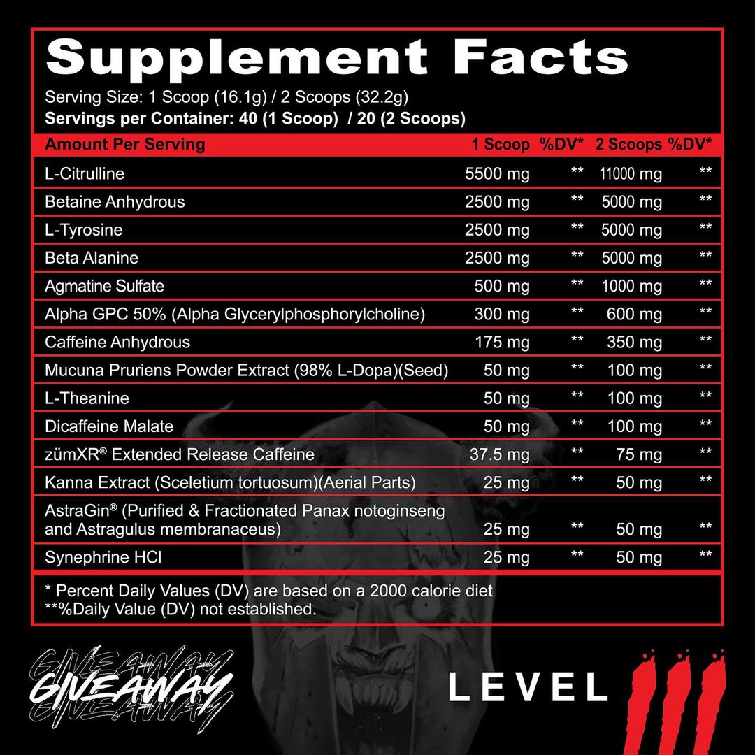 Panda Supps x V1 Nutra | Pandamus | Level 3 (High-Stim Pre)