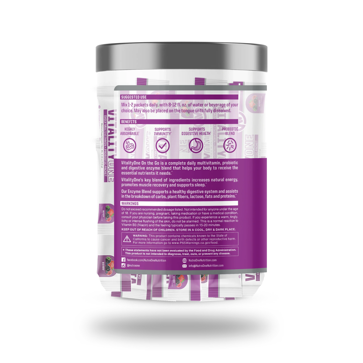 Nutra One | Vitality One Stick Packs