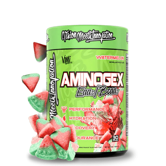 VMI Sports Aminogex EAAs + BCAAs Amino Powder 30 Servings - L-Leucine 3500mg | Svpplements
