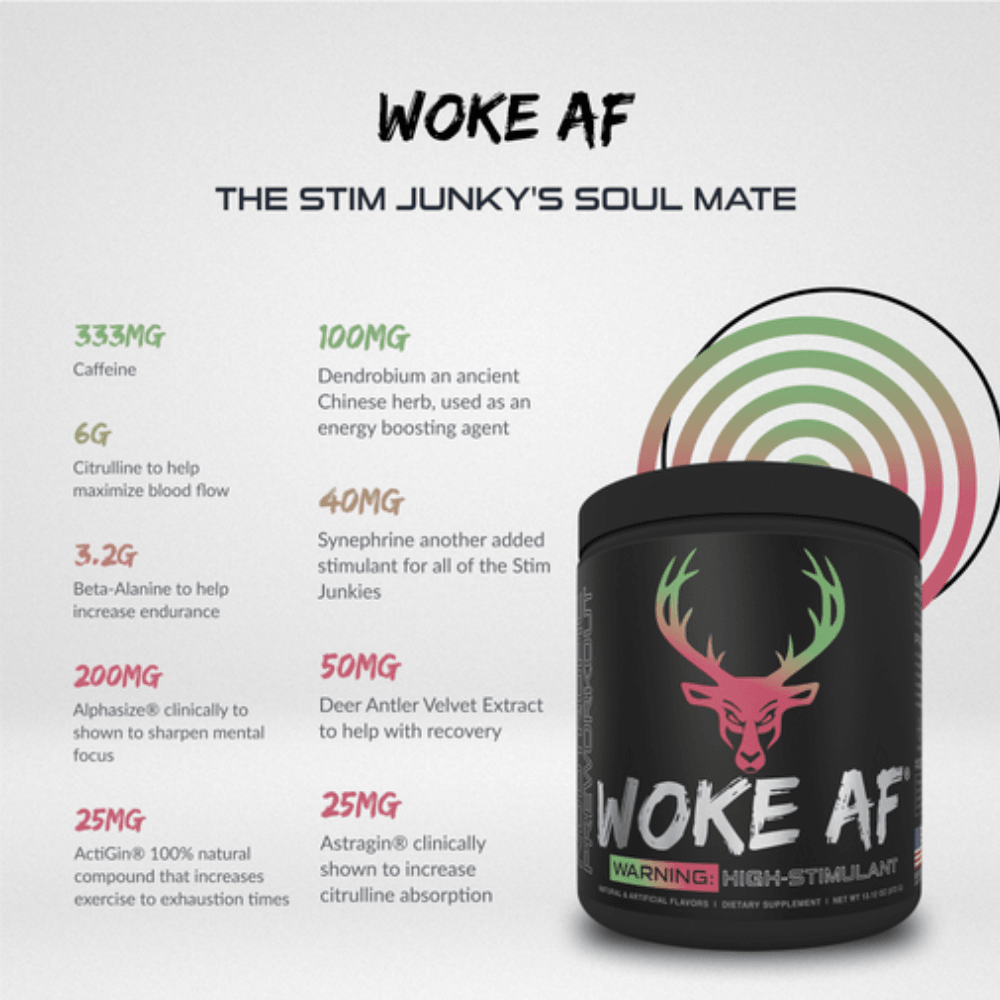 Bucked Up: Woke AF Pre-Workout