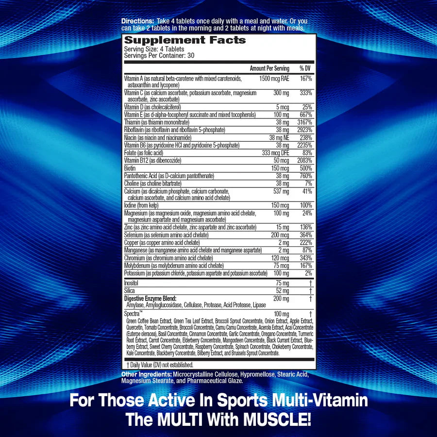 MHP | Activite Sport | Time Released Sports Multi-Vitamin