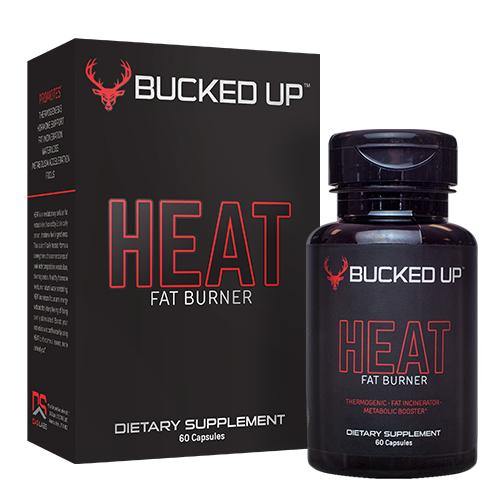 Bucked Up Heat Fat Burner for Him Capsules 30 Servings - Citrulline Malate 6000mg | Svpplements