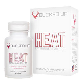 Bucked Up HEAT for Her Fat Burner Capsules 30 Servings - Citrulline Malate 6000mg | Svpplements