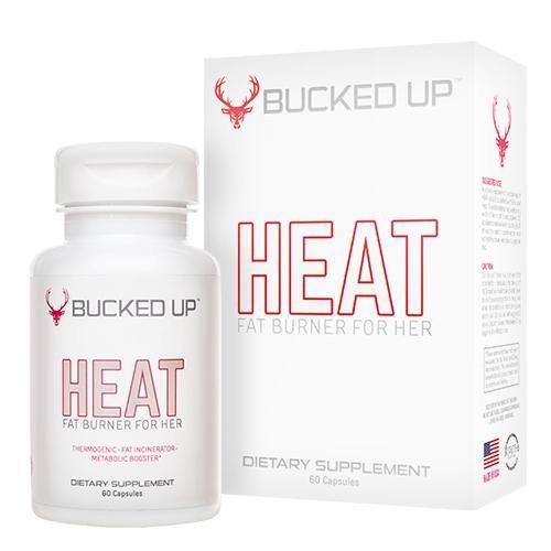 Bucked Up HEAT for Her Fat Burner Capsules 30 Servings - Citrulline Malate 6000mg | Svpplements