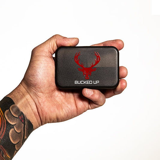 Bucked Up Mini Pill Container Wellness Accessory N/A Servings - Portable capsule and tablet storage | Svpplements