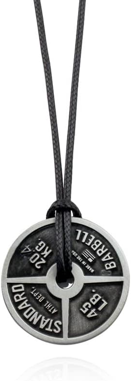Unbranded Weight Plate Necklace Accessory N/A Servings - Lightweight alloy charm for | Svpplements