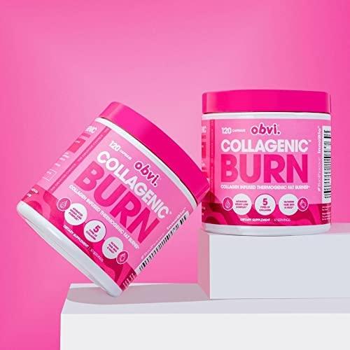 Obvi Collegenic Burn Fat Burner Capsules 30 Servings Supplement Facts - Green Tea Extract (98% Polyphenols, | Svpplements