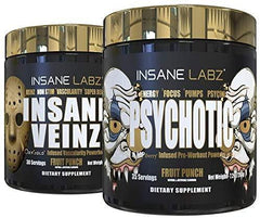 Insane Labz | Stack Pyschoti Gold and Insane Veinz Gold | 2-Product Stack
