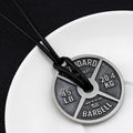 Unbranded Weight Plate Necklace Accessory N/A Servings Supplement Facts - Lightweight alloy charm for | Svpplements